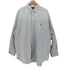 ラルフローレン RALPH LAUREN 90s BIG SHIRT ポニー刺繍 オックスフォード生地 ストライプ ボタンダウンシャツ メンズ import:XL
