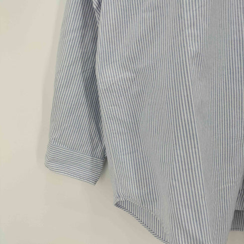 ラルフローレン RALPH LAUREN 90s BIG SHIRT ポニー刺繍 オックスフォード生地 ストライプ ボタンダウンシャツ メンズ import:XL