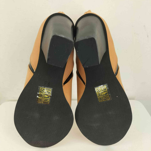 イビザ IBIZA バックジップ レザー ハイヒールパンプス レディース 9.5