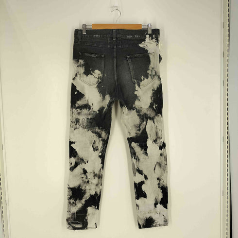 サンローランパリ SAINT LAURENT PARIS エディ期 デストロイ ブリーチ ダメージ加工 スキニー デニムパンツ メンズ 32