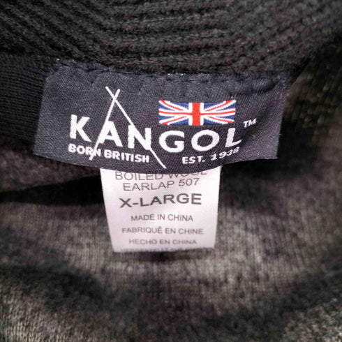 カンゴール KANGOL BOILED WOOL EARLAP 耳当て ハンチング イヤーラップ メンズ XL