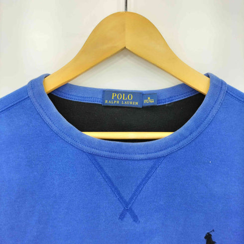 ポロラルフローレン POLO RALPH LAUREN ポニー刺繍 裏地フリース クルーネックスウェット メンズ import:M