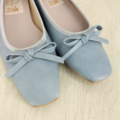 ラウナレア Launa lea Ballet スクエアトゥ バレエシューズ レディース JPN:24.5