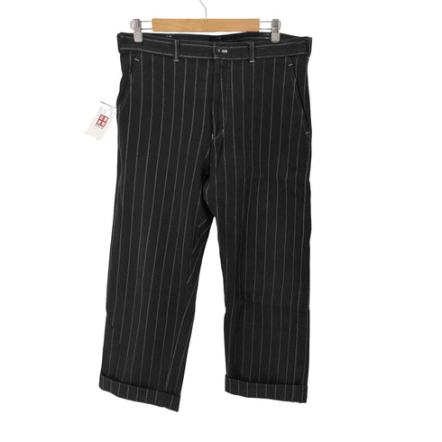 コムデギャルソンオム COMME des GARCONS HOMME ARCHIVE 後染め ストライプ ワイドでデニム メンズ JPN:L