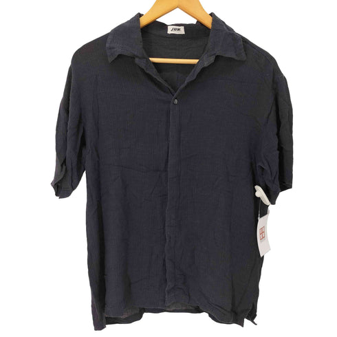 ジュンメン JUN MEN OLD オープンカラー 比翼 半袖シャツ メンズ