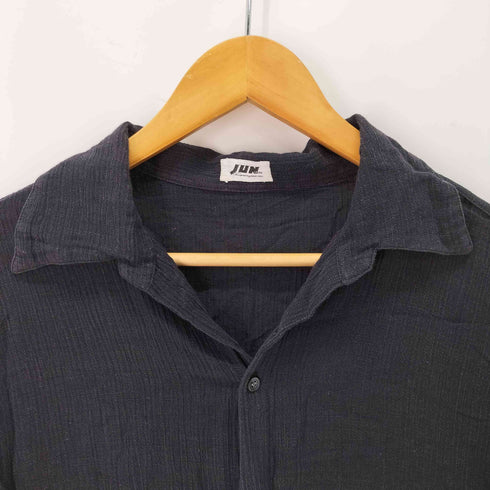 ジュンメン JUN MEN OLD オープンカラー 比翼 半袖シャツ メンズ