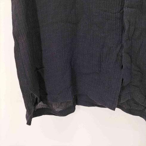 ジュンメン JUN MEN OLD オープンカラー 比翼 半袖シャツ メンズ