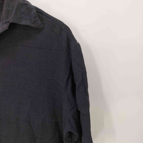 ジュンメン JUN MEN OLD オープンカラー 比翼 半袖シャツ メンズ