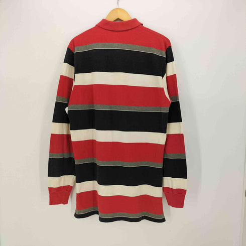 ポロバイラルフローレン Polo by RALPH LAUREN 90s ポニー刺繍 ラガー 長袖 ポロシャツ メンズ import:M