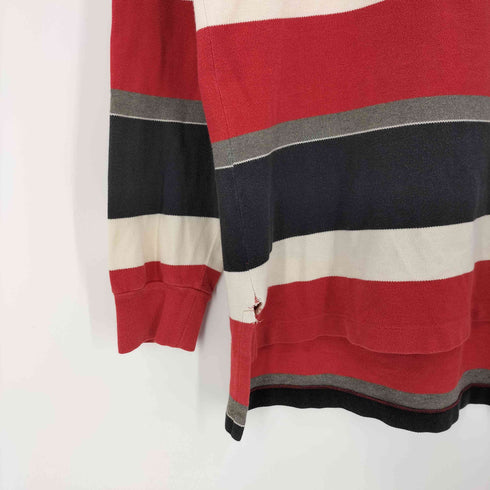 ポロバイラルフローレン Polo by RALPH LAUREN 90s ポニー刺繍 ラガー 長袖 ポロシャツ メンズ import:M