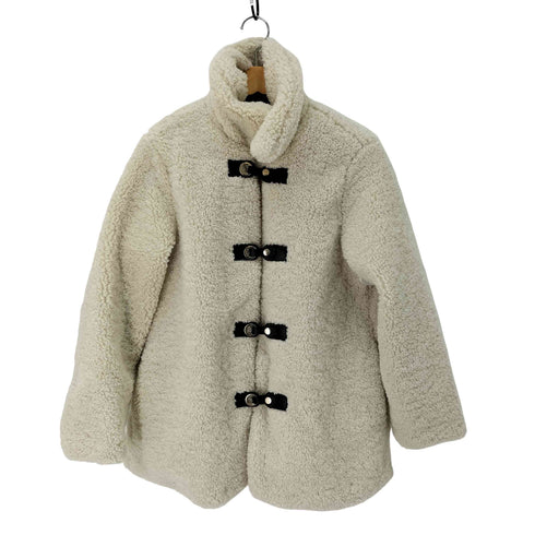 ザラ ZARA トグル テディベアコート レディース import:M