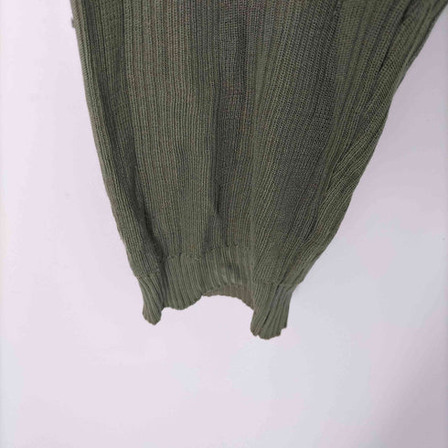 アイスバーグ ICEBERG Vネック シルク100 リブカットソー 短丈 メンズ import:XL