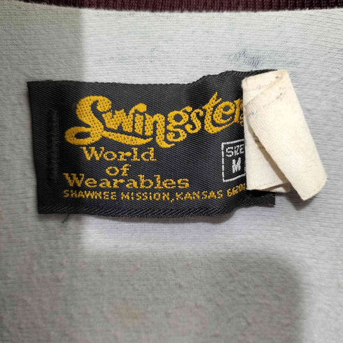 スウィングスター SWINGSTER USA製 スタジャン 刺繍 メンズ import:M