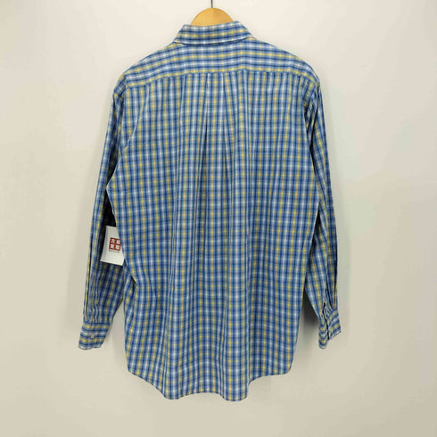 ラルフローレン RALPH LAUREN 90s BLAIRE ポニー刺繍 チェック ボタンダウンシャツ メンズ import:M