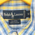 ラルフローレン RALPH LAUREN 90s BLAIRE ポニー刺繍 チェック ボタンダウンシャツ メンズ import:M