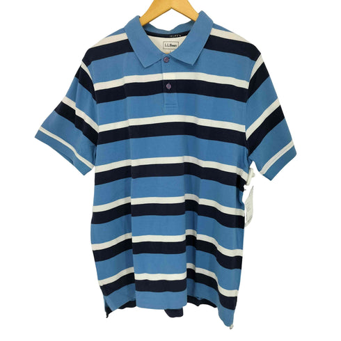 エルエルビーン L.L.Bean ボーダーポロシャツ メンズ import:L