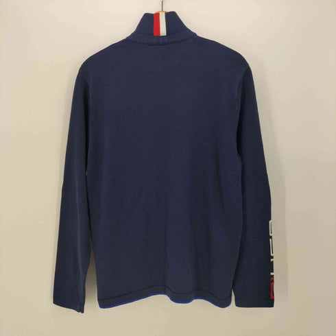 アールエルエックスラルフローレン RLX RALPH LAUREN USAワッペン ハーフジップ プルオーバーニット メンズ import:L