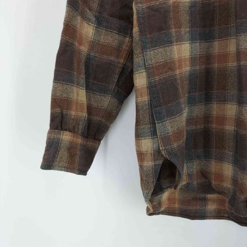 ペンドルトン PENDLETON 70s USA製 ボードシャツ ウール チェックシャツ メンズ import:S