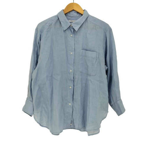 シンプリシテェ SIMPLICITE 25ss 手洗い可 / 2wayフレンチリネンシャツ レディース FREE