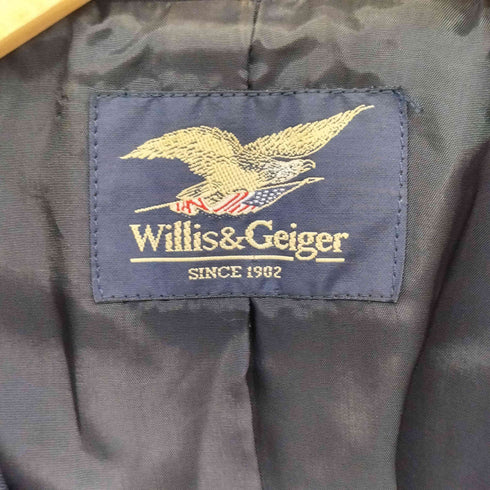ウィリスアンドガイガー Willis&Geiger ダブルブレスト ウール テーラードジャケット NEW WOOL メンズ 168