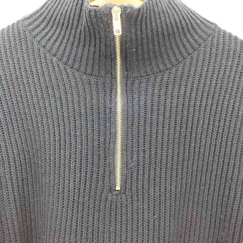 フリークスストア FREAKS STORE ビッグシルエット 畔編み ハーフジップニット メンズ JPN:M