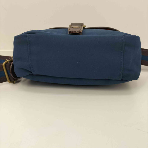 マッキントッシュフィロソフィー MACKINTOSH PHILOSOPHY ACE製 MP 型押し フラップポケット 裏地総柄 レザー パイピング ショルダー バッグ レディース