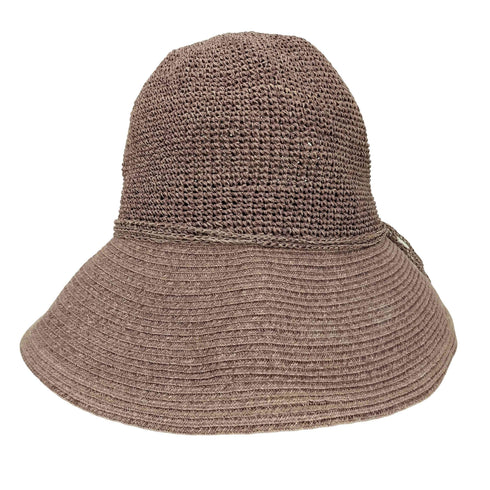 カシラ CA4LA 麦わら メッシュ バケットハット レディース