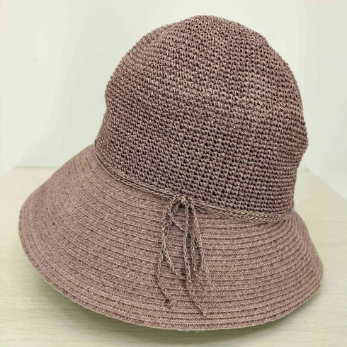カシラ CA4LA 麦わら メッシュ バケットハット レディース