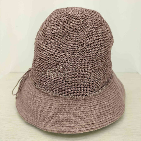 カシラ CA4LA 麦わら メッシュ バケットハット レディース