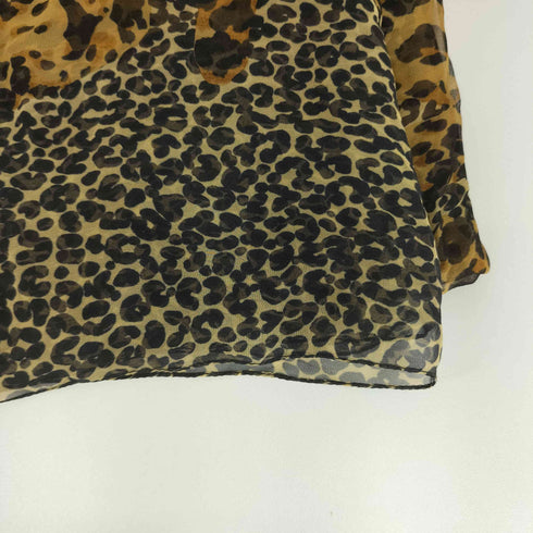 イヴサンローラン Yves Saint Laurent レオパード柄 スカーフ レディース