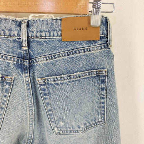 クラネ CLANE CRASH DENIM PANTS クラッシュ デニムパンツ レディース 0