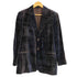 ジョルジオアルマーニ Giorgio Armani イタリア製 BORGO21 シルク混 ベルベット 2B テーラードジャケット メンズ EUR:48