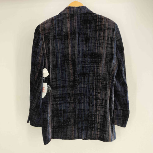 ジョルジオアルマーニ Giorgio Armani イタリア製 BORGO21 シルク混 ベルベット 2B テーラードジャケット メンズ EUR:48
