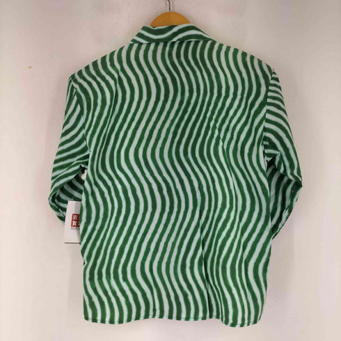 ドリスヴァンノッテン DRIES VAN NOTEN ストライプ S/S 開襟シャツ レディース 38