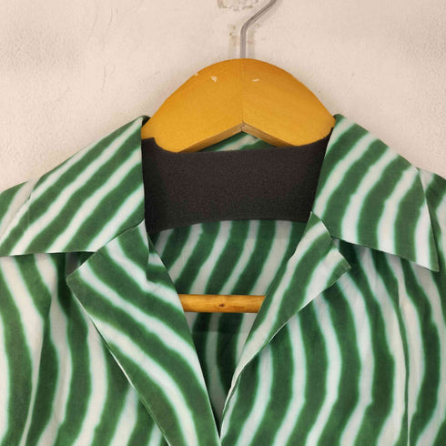 ドリスヴァンノッテン DRIES VAN NOTEN ストライプ S/S 開襟シャツ レディース 38