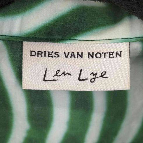 ドリスヴァンノッテン DRIES VAN NOTEN ストライプ S/S 開襟シャツ レディース 38