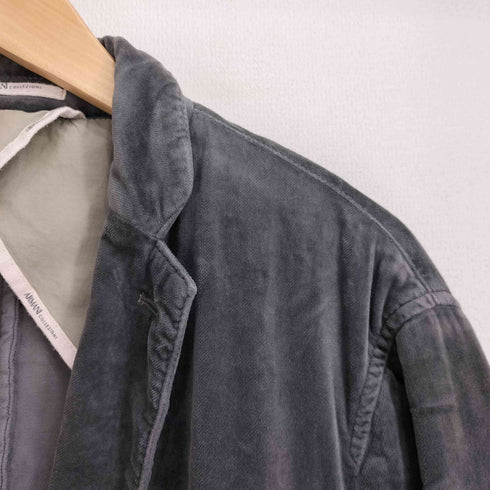 アルマーニコレツィオーニ ARMANI COLLEZIONI ベロア 2B テーラードジャケット メンズ EUR:50