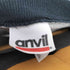 00S anvil ボディ USA製 ハードコア パンク バンド プリント ラグランスリーブ Q/S Tシャツ メンズ import:L