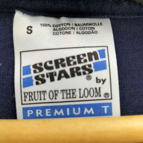 スクリーンスターズ SCREEN STARS 90-00S SCREEN STARS ボディ PREMIUM T アイルランド製 プリント バンド Tシャツ メンズ import:S