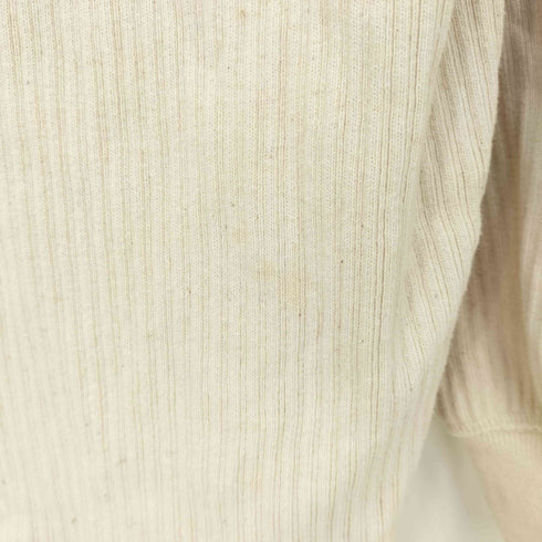 クラネ CLANE HEAVY RIB V NECK TOPS ヘビーリブネックトップス レディース FREE