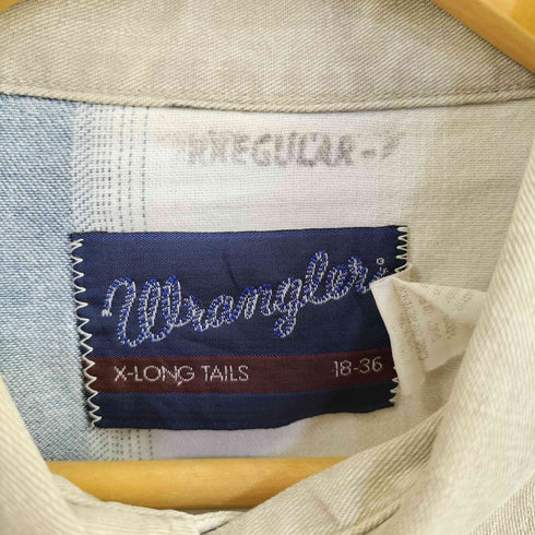 ラングラー Wrangler 80S 切替 マルチカラーストライプシャツ メンズ 18-36