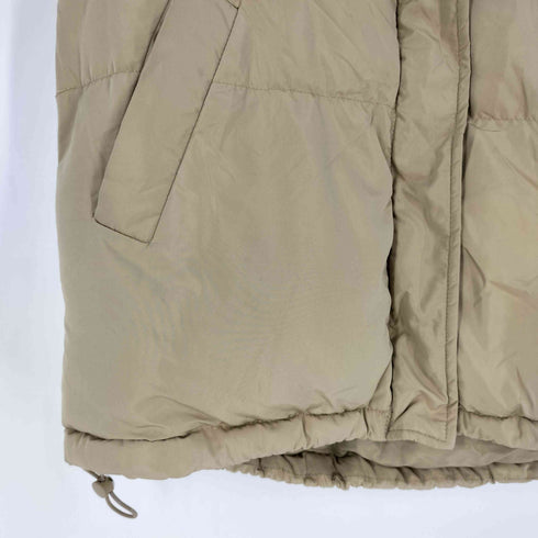 ベルシュカ BERSHKA 裾ドローコード ダブルジップ 中綿ベスト レディース import:S