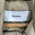ベルシュカ BERSHKA 裾ドローコード ダブルジップ 中綿ベスト レディース import:S