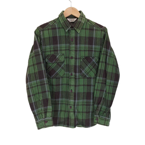 ファイブブラザー FIVE BROTHER コットン チェック柄 ネルシャツ メンズ import:M