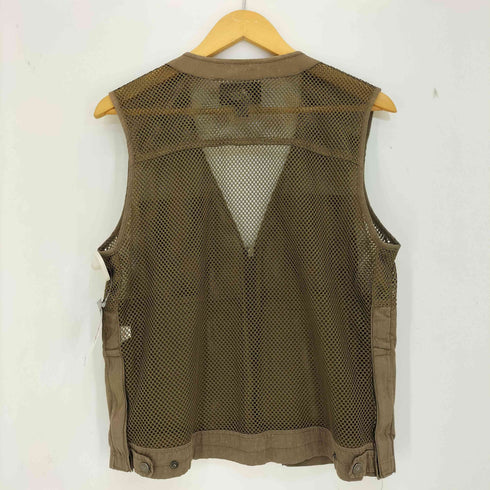ファーストダウン FIRST DOWN ポリエステル メッシュ切替 フィッシングベスト メンズ import:M