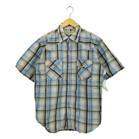 リーバイス Levis RED TAB チェック柄 半袖ウエスタンシャツ メンズ L
