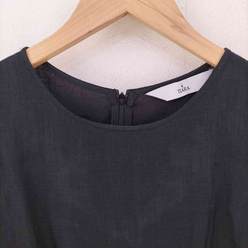 ティアラ Tiara リネン ノースリーブ ワンピース レディース JPN:4