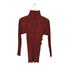 プリーツプリーズイッセイミヤケ PLEATS PLEASE ISSEY MIYAKE 90S 97AW ムラ染め加工 ハイネックプリーツトップス レディース 3