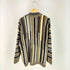 バクラック BACHRACH 90S USA製 マルチカラー3Dニット メンズ import:L