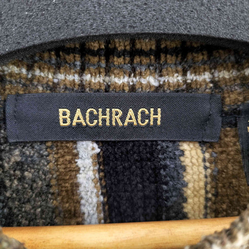 バクラック BACHRACH 90S USA製 マルチカラー3Dニット メンズ import:L